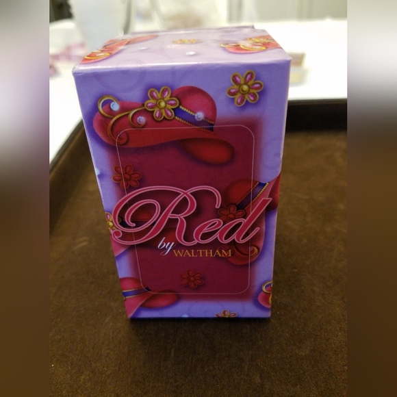 NIB Red by Waltham Wrist Watch Purple Faux Stones Alligator Band - Picture 5 of 16